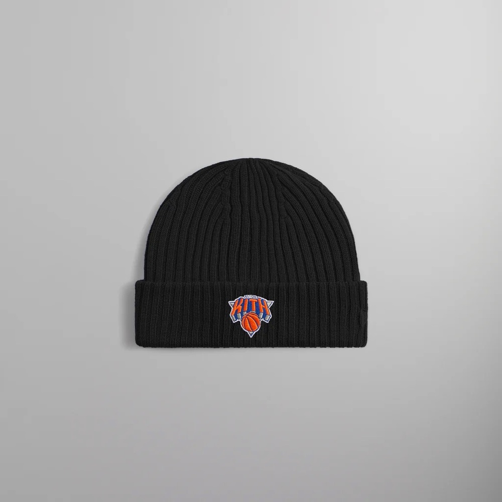 Kith for the New York Knicks Logo Beanie - Black [NWT]